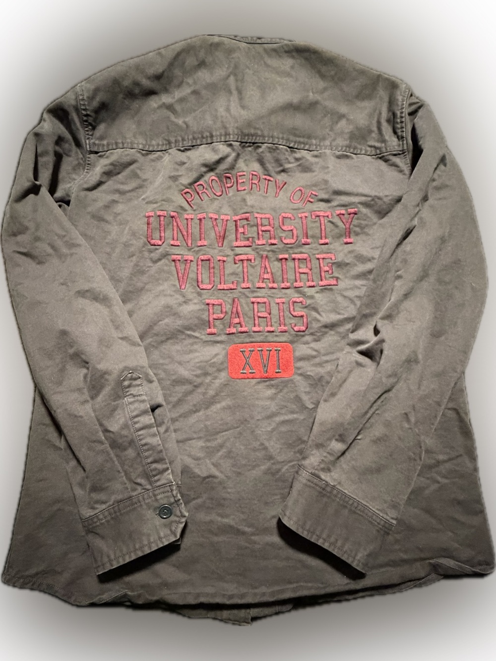 Zadig & Voltaire Military Jacket Shirt Men’s Medium “University Voltaire”